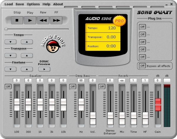 Audioeddie Pro - Software zum ändern der Tonhöhe bei mp3-Dateien